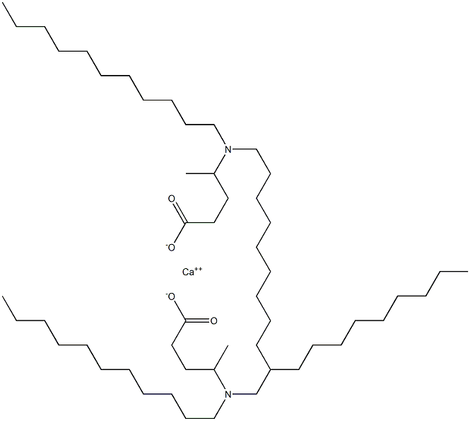 Bis[4-(diundecylamino)valeric acid]calcium salt Structure