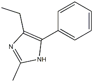 2-Methyl-4-ethyl-5-phenyl-1H-imidazole 구조식 이미지