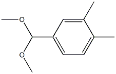 3,4-Dimethylbenzaldehyde dimethyl acetal 구조식 이미지