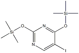 5-Iodo-2,4-bis(trimethylsiloxy)pyrimidine 구조식 이미지