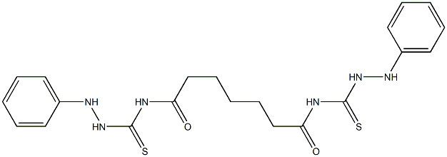 4,4'-Pimeloylbis[1-(phenyl)thiosemicarbazide] Structure