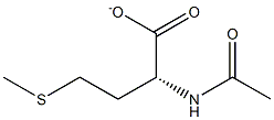 (R)-2-(Acetylamino)-4-(methylthio)butanoate Structure