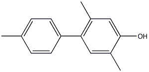 2,5-Dimethyl-4-(4-methylphenyl)phenol Structure