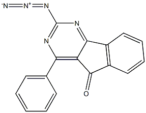 2-Azido-4-phenyl-5H-indeno[1,2-d]pyrimidin-5-one Structure