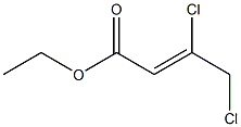 3,4-Dichlorocrotonic acid ethyl ester 구조식 이미지