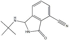 3-tert-Butylamino-7-cyano-2,3-dihydro-1H-isoindol-1-one 구조식 이미지