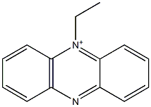 5-Ethylphenazin-5-ium 구조식 이미지