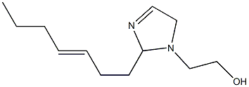 1-(2-Hydroxyethyl)-2-(3-heptenyl)-3-imidazoline Structure