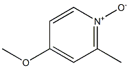 2-Methyl-4-methoxypyridine 1-oxide 구조식 이미지