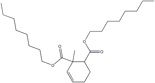 Methyltetrahydrophthalic acid dioctyl ester Structure