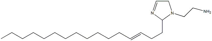 1-(2-Aminoethyl)-2-(3-hexadecenyl)-3-imidazoline 구조식 이미지