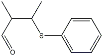 3-[(Phenyl)thio]-2-methyl-3-methylpropionaldehyde Structure