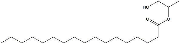 Heptadecanoic acid 2-hydroxy-1-methylethyl ester Structure
