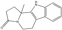 11b-Methyl-1,2,3,5,6,11b-hexahydro-11H-indolizino[8,7-b]indole-3-one Structure