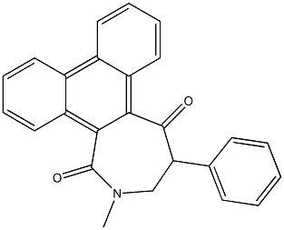 2-Methyl-2,3-dihydro-4-phenyl-1H-phenanthro[9,10-c]azepine-1,5(4H)-dione Structure