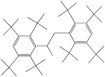 1,2-Bis(2,3,5,6-tetra-tert-butylphenyl)propane Structure