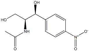 N-[(1S,2S)-1-(Hydroxymethyl)-2-hydroxy-2-(4-nitrophenyl)ethyl]acetamide Structure