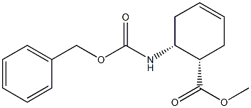 (1S,2R)-2-(Benzyloxycarbonylamino)-4-cyclohexene-1-carboxylic acid methyl ester 구조식 이미지