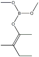 Boric acid dimethyl(E)-1,2-dimethyl-1-butenyl ester Structure