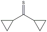 Dicyclopropyl thioketone 구조식 이미지