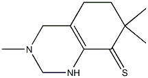 3-Methyl-7,7-dimethyl-1,2,3,4,5,6,7,8-octahydroquinazoline-8-thione Structure