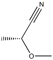 [R,(+)]-2-Methoxypropiononitrile Structure