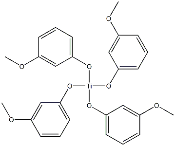 Tetrakis(3-methoxyphenoxy)titanium(IV) 구조식 이미지