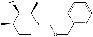 (2R,3R,4R)-2-(Benzyloxymethoxy)-4-methyl-5-hexen-3-ol 구조식 이미지