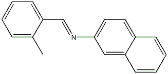 N-(2-Methylbenzylidene)naphthalen-2-amine 구조식 이미지