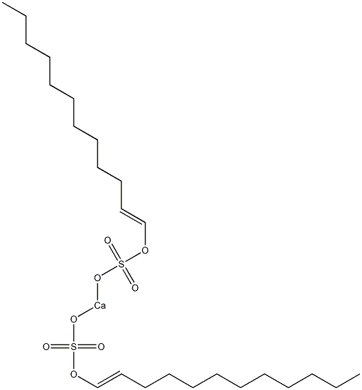 Bis[(1-dodecenyloxy)sulfonyloxy]calcium Structure