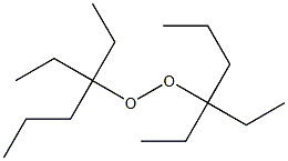 Bis(1,1-diethylbutyl) peroxide Structure