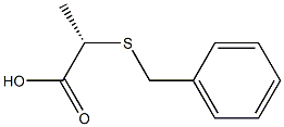 [S,(-)]-2-(Benzylthio)propionic acid 구조식 이미지