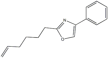 2-(5-Hexenyl)-4-phenyloxazole 구조식 이미지