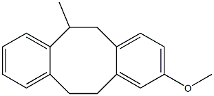 9-Methoxy-5,6,11,12-tetrahydro-5-methyldibenzo[a,e]cyclooctene 구조식 이미지