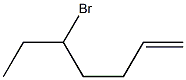 5-Bromo-1-heptene Structure