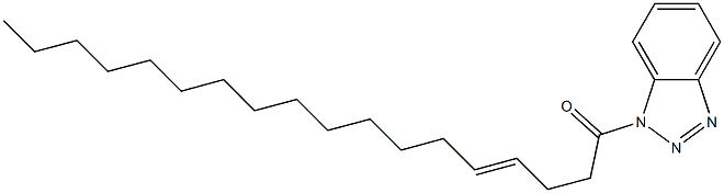 1-(4-Octadecenoyl)-1H-benzotriazole Structure