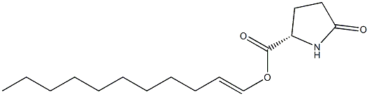 (S)-5-Oxopyrrolidine-2-carboxylic acid 1-undecenyl ester Structure