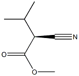 (S)-2-Cyano-3-methylbutyric acid methyl ester 구조식 이미지