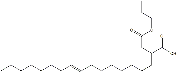 2-(8-Hexadecenyl)succinic acid 1-hydrogen 4-allyl ester Structure