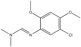 N2-(5-Chloro-2,4-dimethoxyphenyl)-N1,N1-dimethylformamidine 구조식 이미지