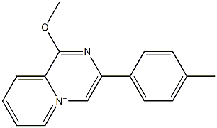 1-Methoxy-3-(p-tolyl)pyrido[1,2-a]pyrazin-5-ium 구조식 이미지