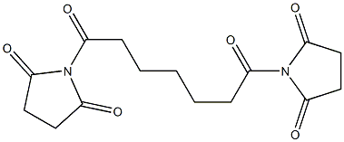 N,N'-(Pentamethylenebiscarbonyl)bissuccinimide 구조식 이미지