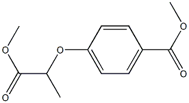 2-(4-Methoxycarbonylphenoxy)propanoic acid methyl ester 구조식 이미지