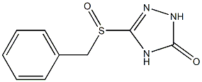 5-Benzylsulfinyl-2H-1,2,4-triazol-3(4H)-one Structure