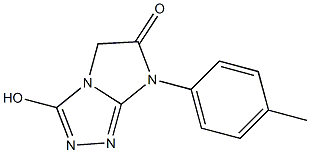 3-Hydroxy-7-(4-methylphenyl)-7H-imidazo[2,1-c]-1,2,4-triazol-6(5H)-one 구조식 이미지