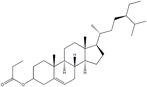 Stigmast-5-en-3-ol propanoate Structure