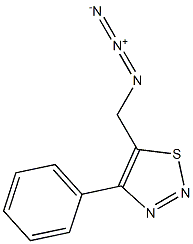 4-(Phenyl)-5-azidomethyl-1,2,3-thiadiazole Structure