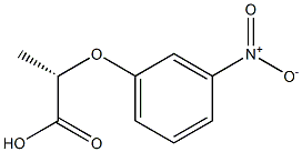 [S,(-)]-2-(m-Nitrophenoxy)propionic acid Structure