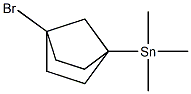 1-Trimethylstannyl-4-bromobicyclo[2.2.1]heptane 구조식 이미지