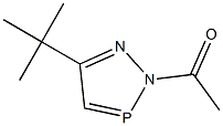 2-Acetyl-5-tert-butyl-2H-1,2,3-diazaphosphole Structure